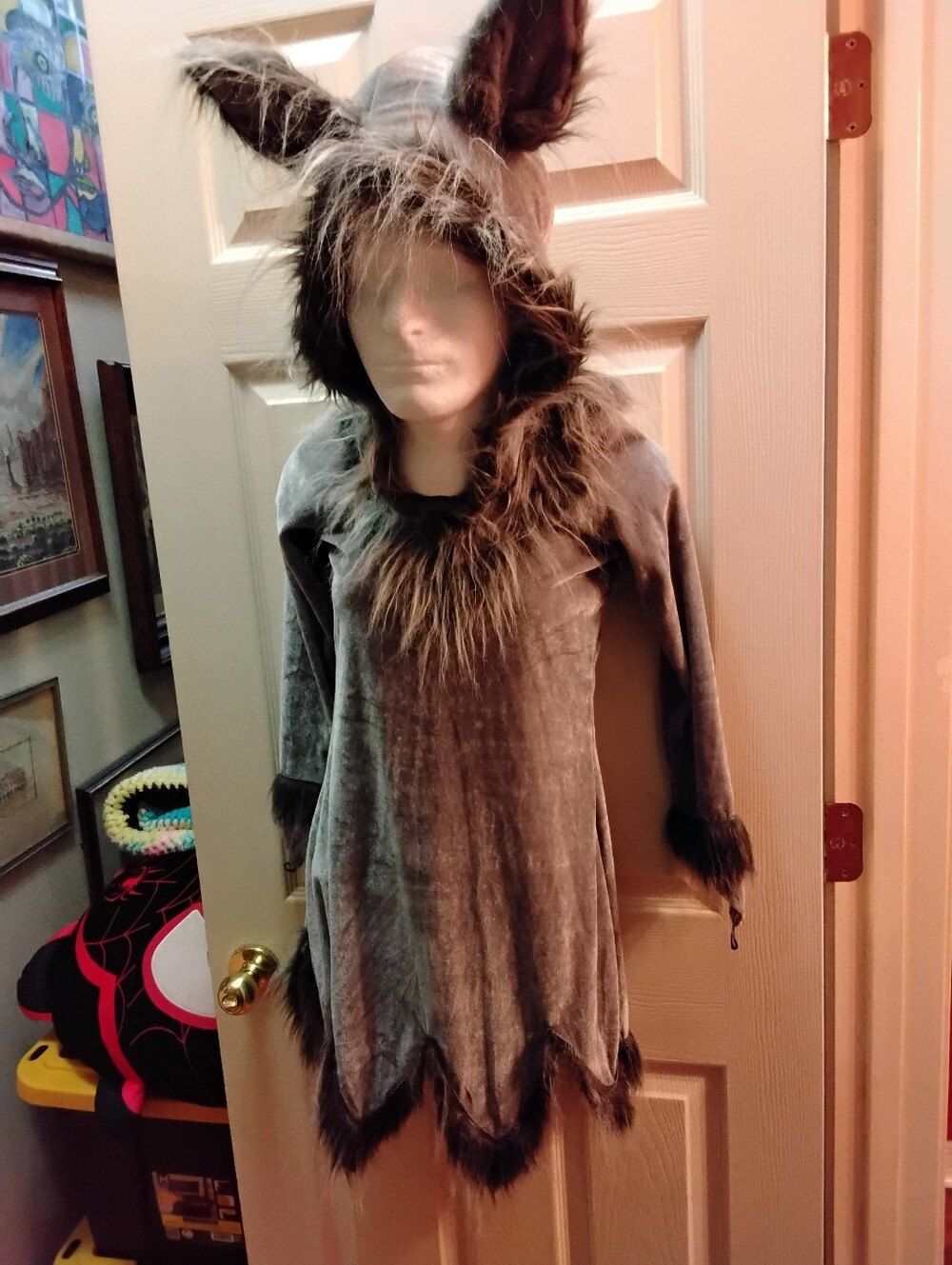 Pre-owned Girl's Werewolf Deluxe Halloween Costume Child's Size Large